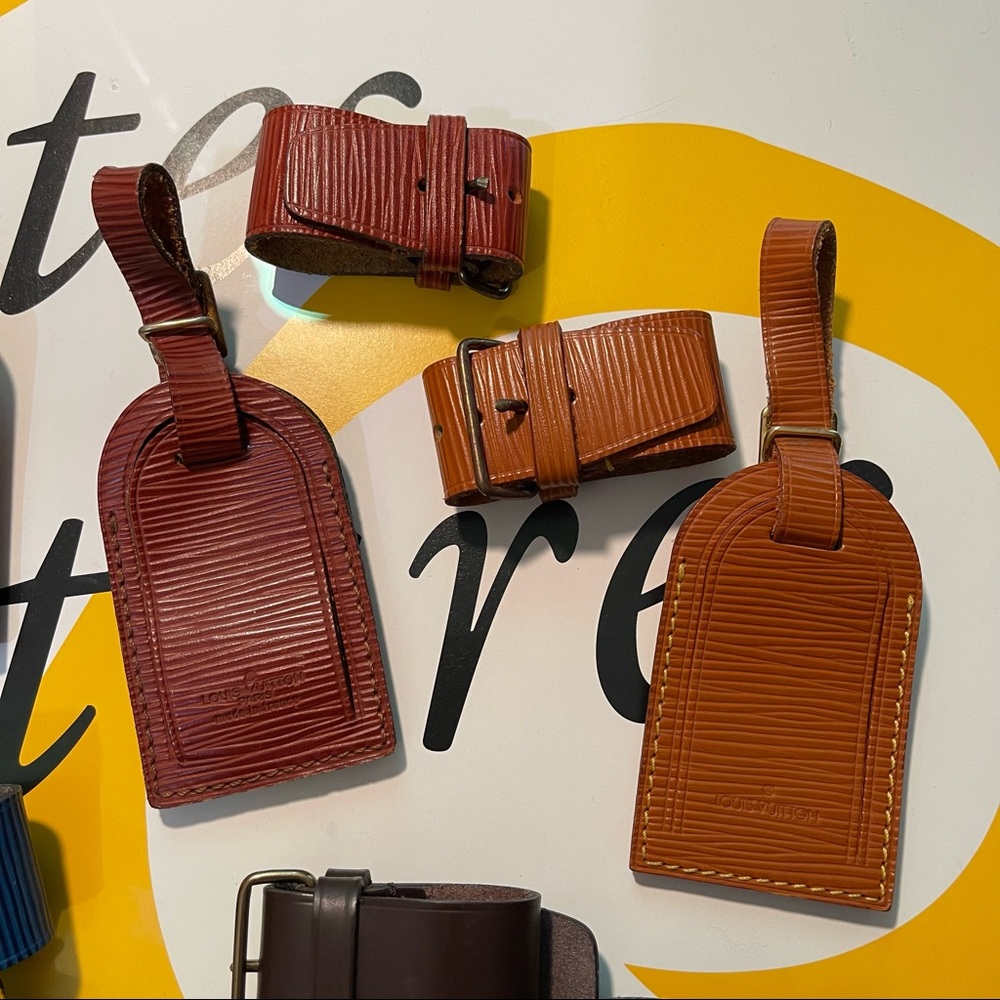 Rare Louis Vuitton Luggage Tags
& Poignet Sets (Price per 1 Set Each) - Picture 7 of 12